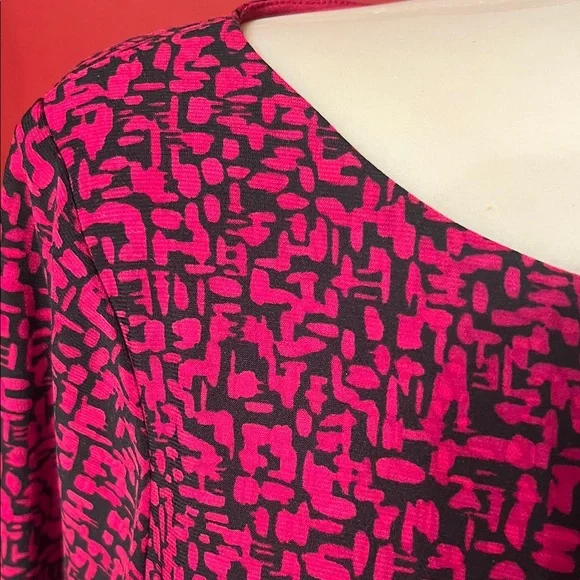 Like new Ralph Lauren Red and Black three-quarter length Sleeve Dress - Picture 4 of 16